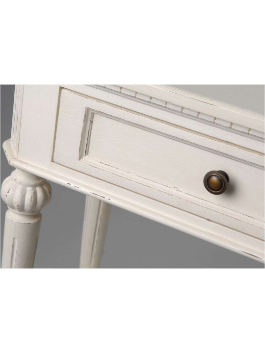 Console blanche 110 cm Leonie