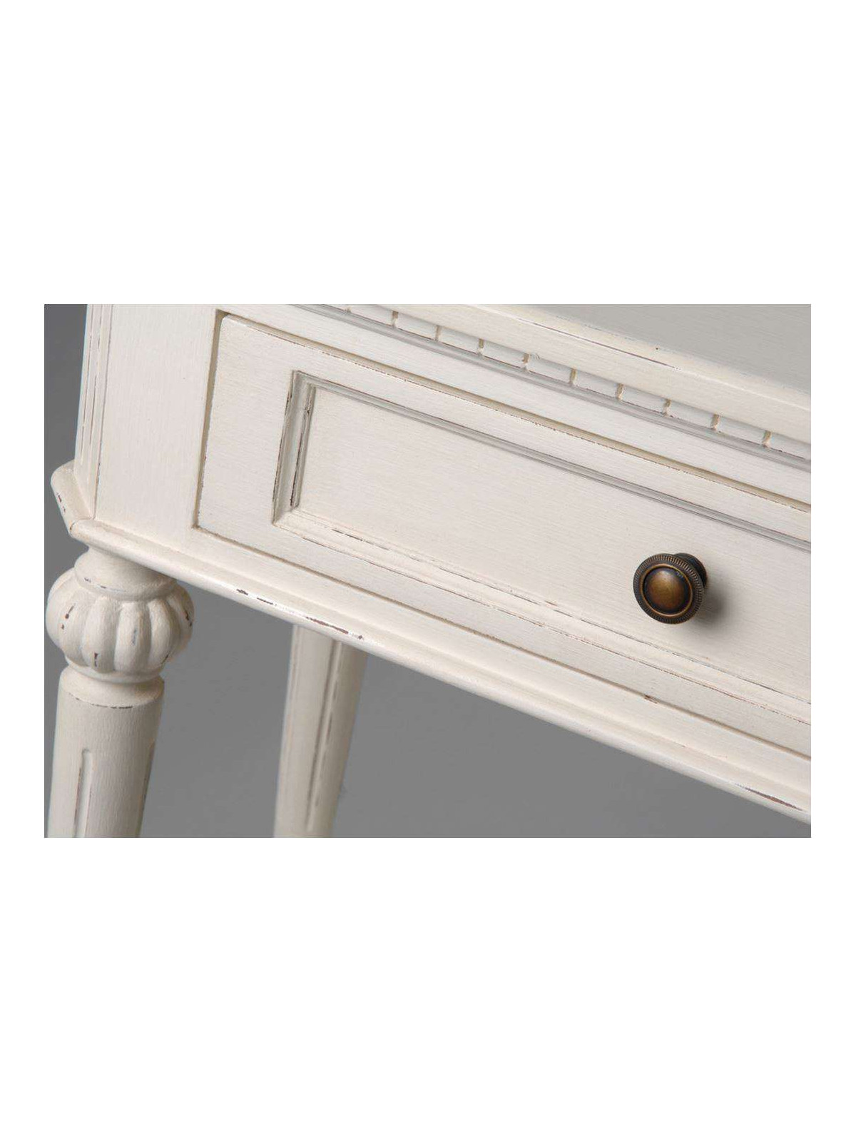 Console blanche 110 cm Leonie