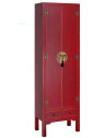 Armoire rouge 2 portes Chine