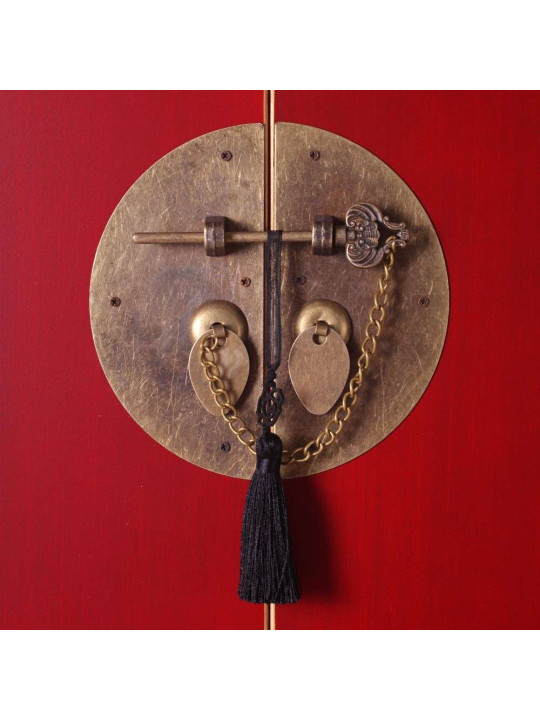 Armoire rouge 2 portes Chine