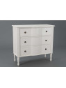 Commode Blanche 3 tiroirs Agathe Commode Blanche 3 tiroirs Agathe