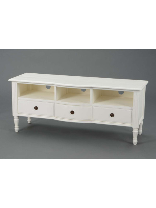Meuble TV blanc Agathe