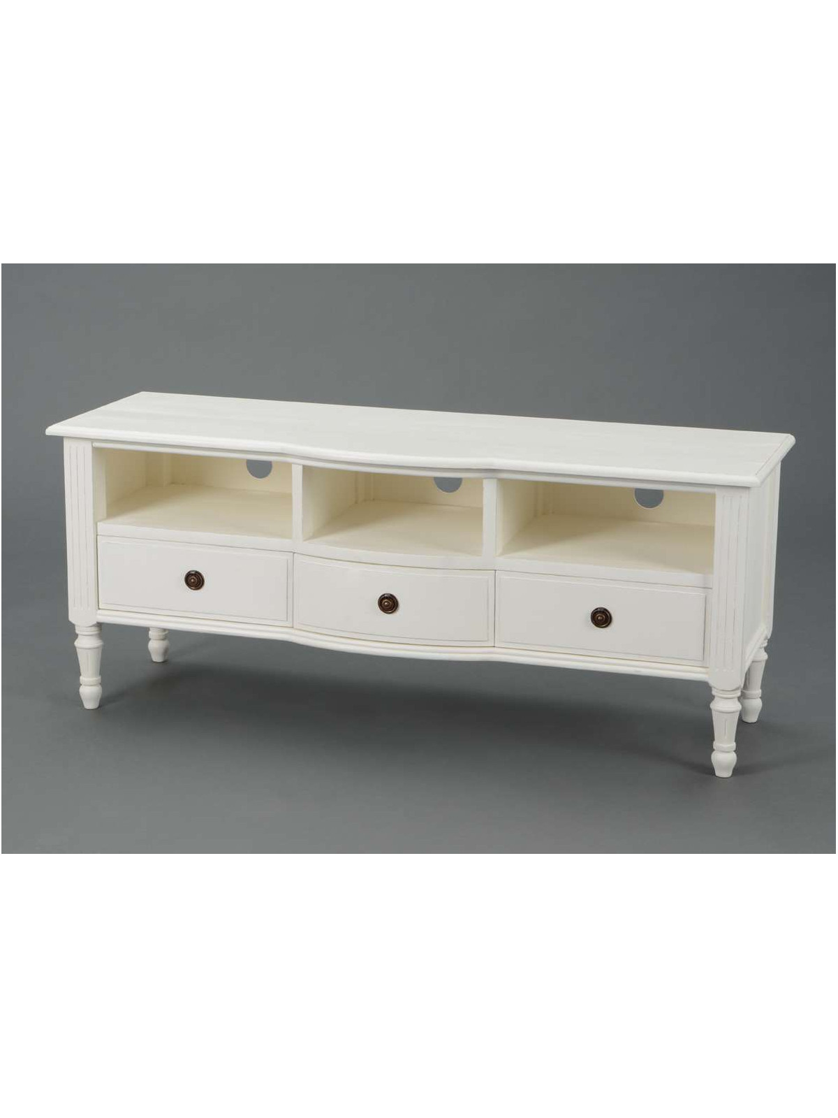 Meuble TV blanc Agathe
