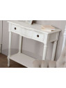 Console bois blanc 1 tiroir Agathe Console bois blanc 1 tiroir Agathe