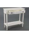 Console bois blanc 1 tiroir Agathe Console bois blanc 1 tiroir Agathe