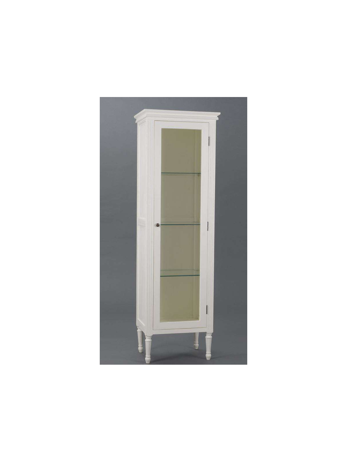 Armoire Vitrine blanche Agathe