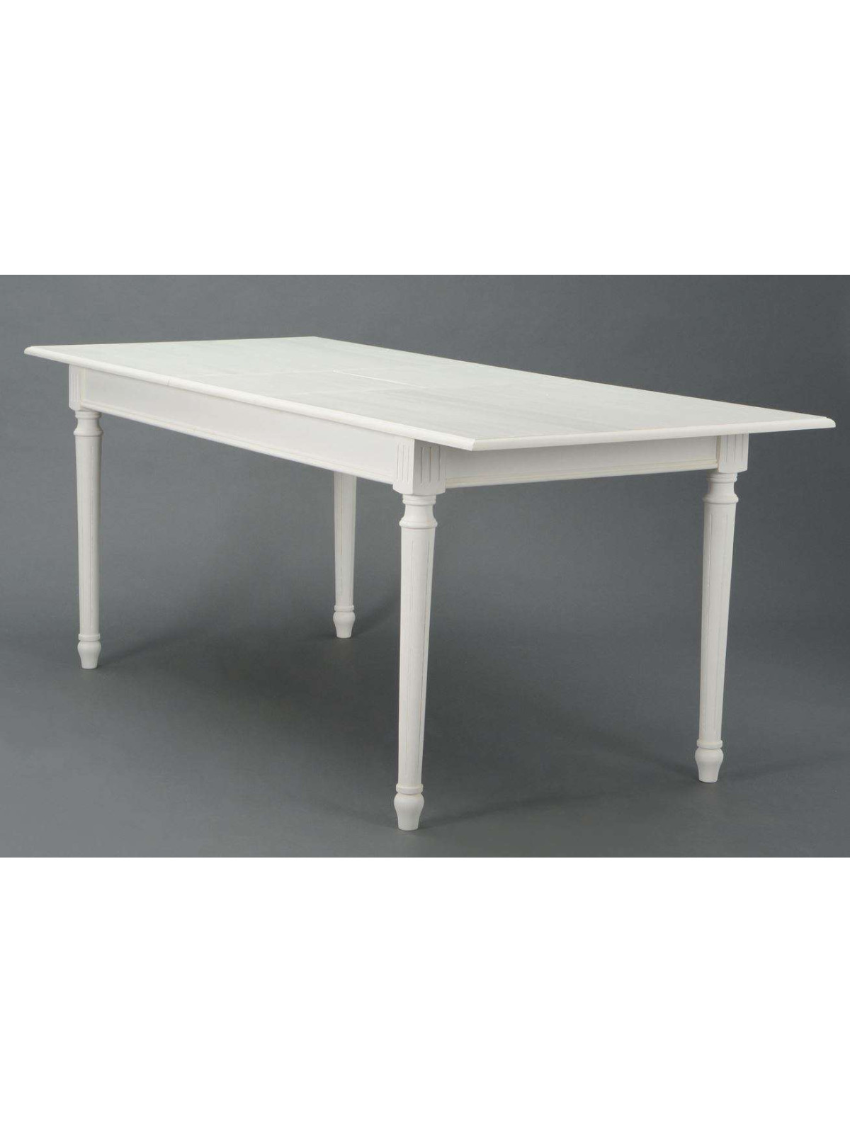Grande table blanche chic 160 cm