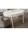 Table ronde blanche chic 