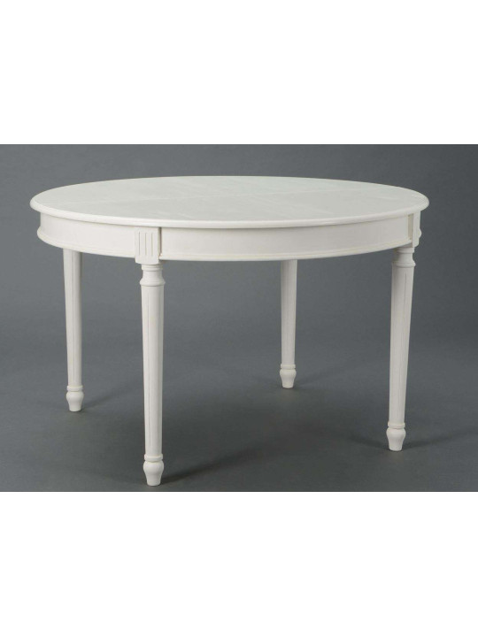 Table ronde blanche chic 
