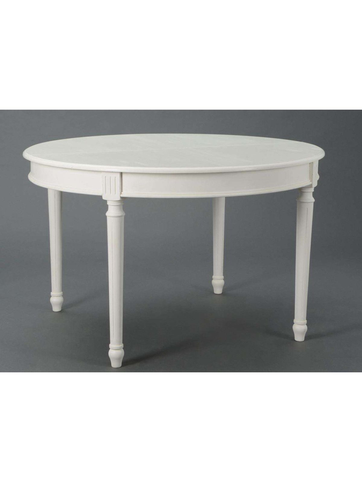 Table ronde blanche chic 