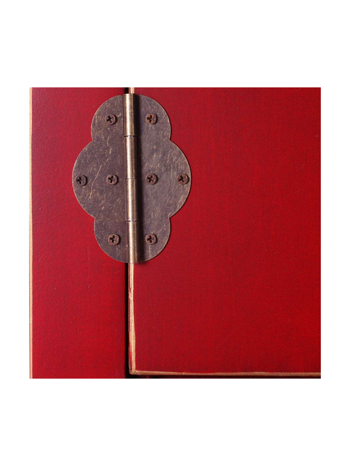 petite console chinoise rouge