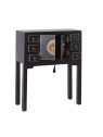 Console chinoise noire 6 tiroirs