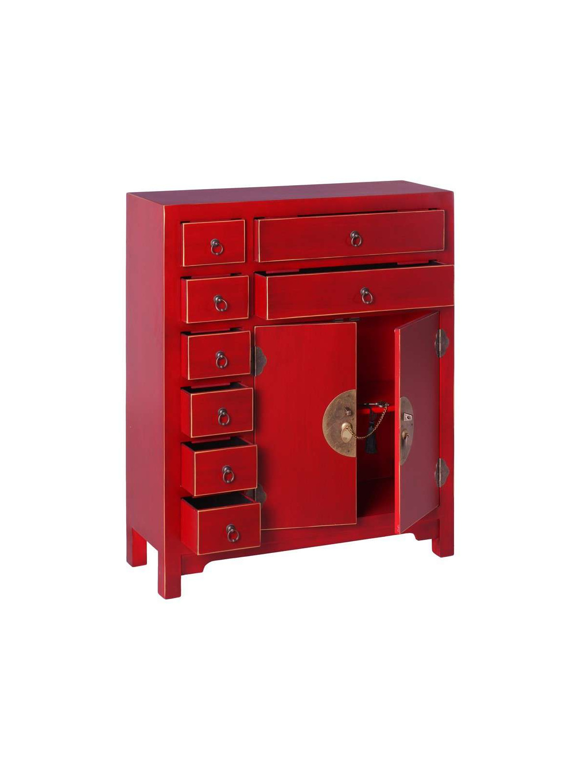Petit buffet  chinois rouge