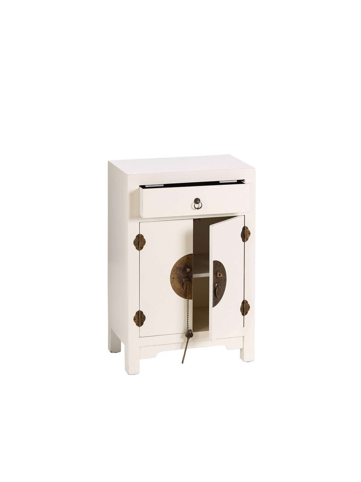 Petit buffet bas chinois blanc 