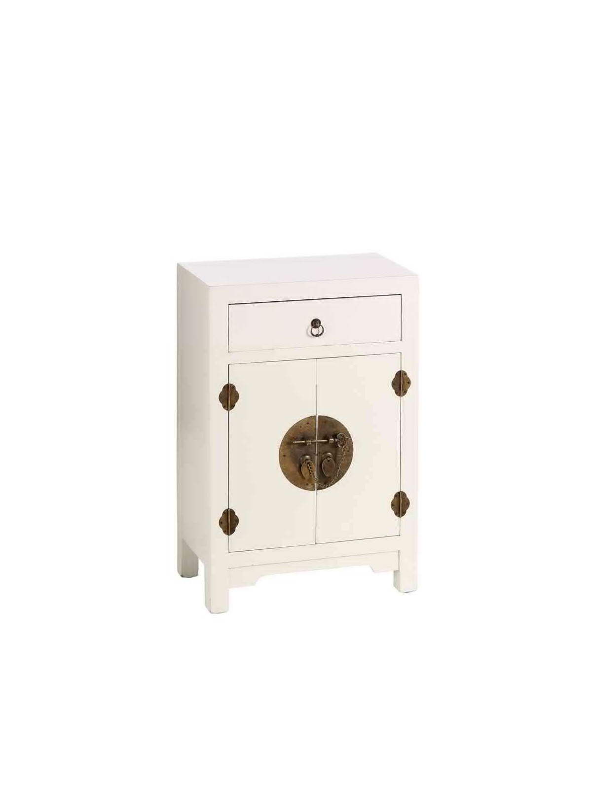 Petit buffet bas chinois blanc 