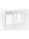 Console drapier blanc galbée Harpe