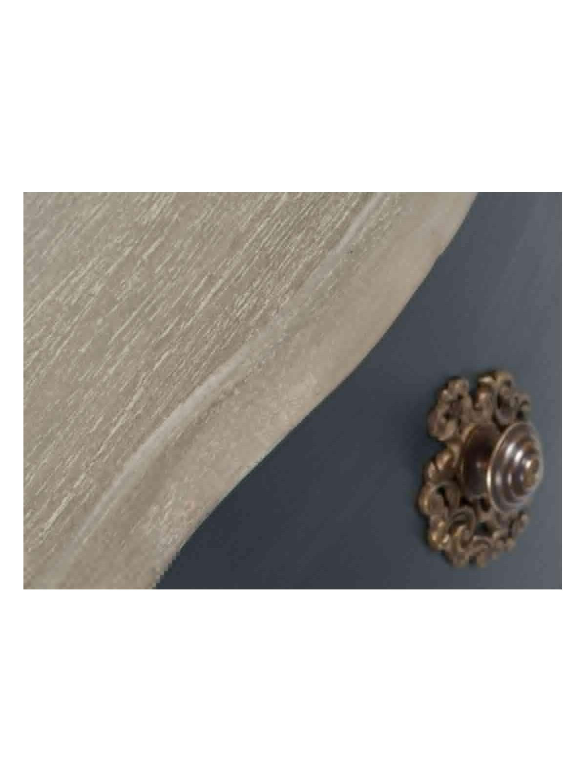 Petite commode de salon grise 3 tiroirs