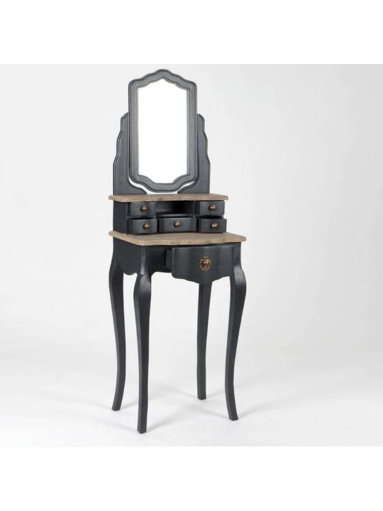 Meuble de coiffeuse grise élégante
