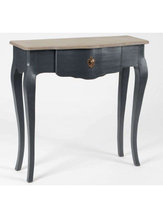 Console baroque grise élégante