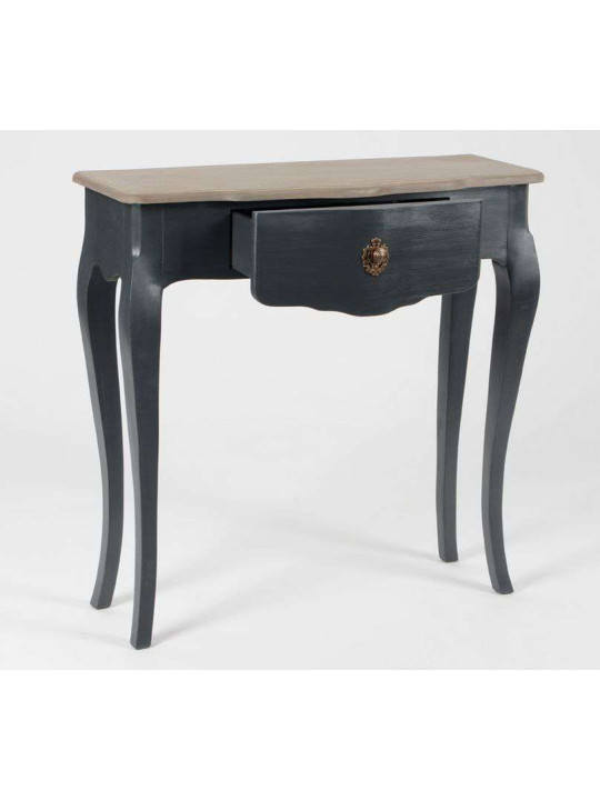 Console baroque grise élégante