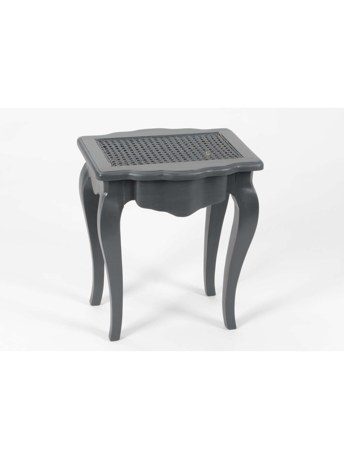 Tabouret gris pour coiffeuse Célestine