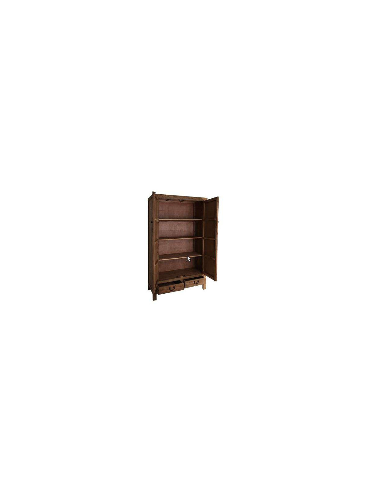 Armoire bois chinoise 2 portes gm