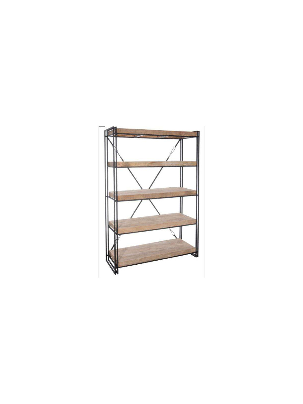 Etagère industrielle métal bois Jolipa
