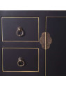 Buffet chinois noir 8 tiroirs Buffet chinois noir 8 tiroirs