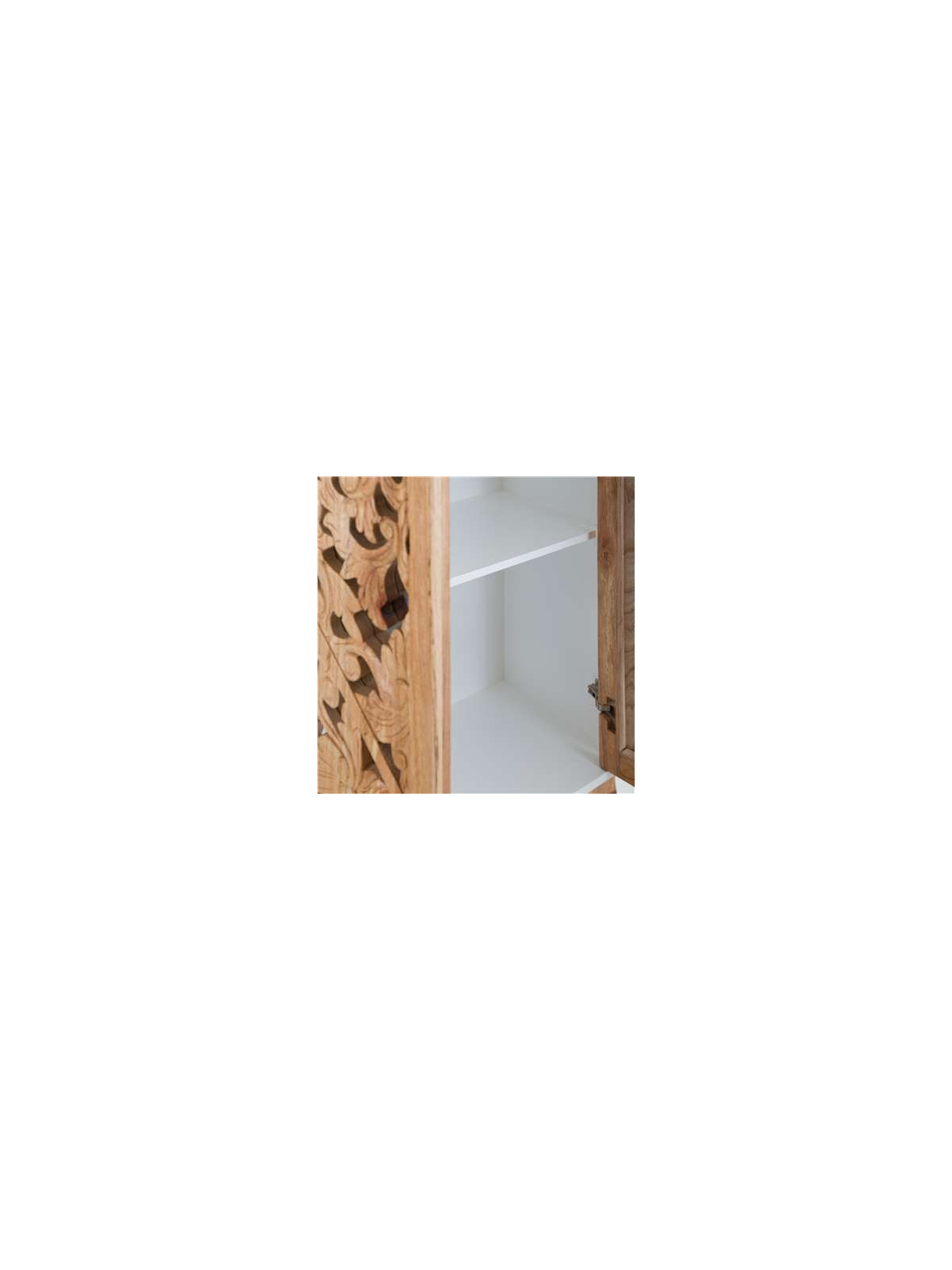 Armoire 2 portes bois design naturel