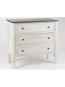 Commode grise 3 tiroirs Heritage