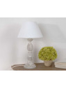Lampe cérusée blanchie Agnès