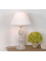 Lampe cérusée blanchie Agnès
