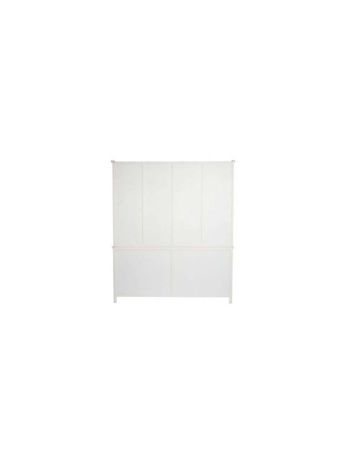 Grande bibliothèque bois blanc et bois Jolipa