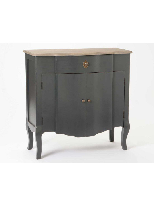 Petit buffet bois en 2 tons gris Amadeus