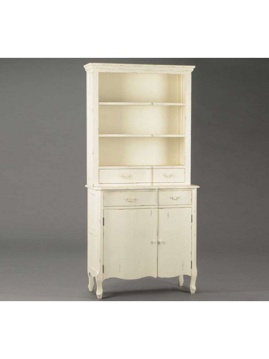 Vaisselier noir et bois chic