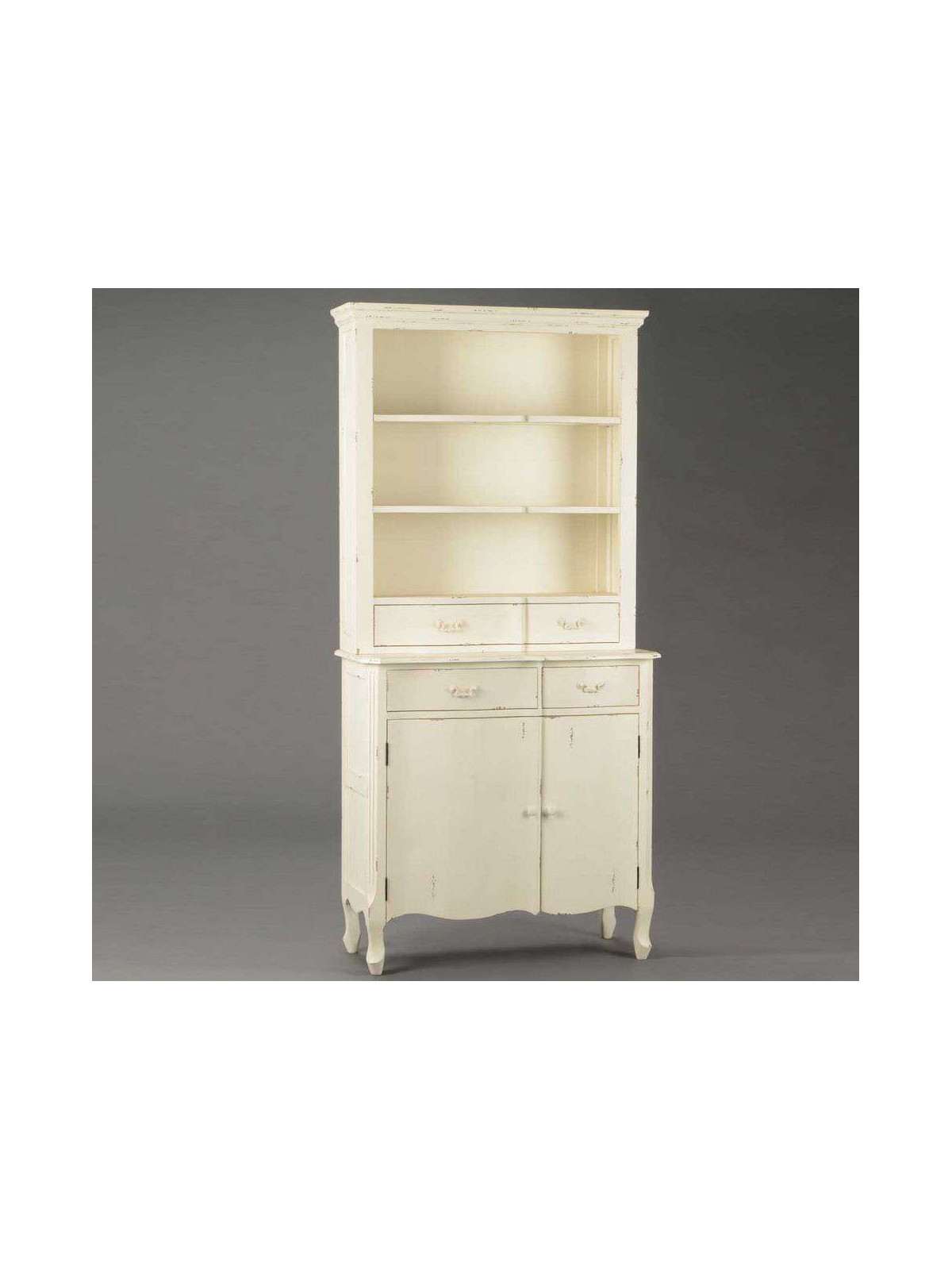 Vaisselier noir et bois chic