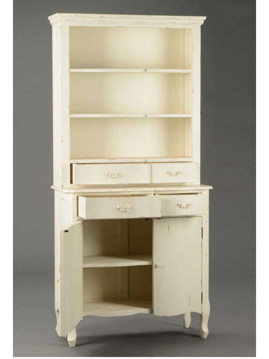 Vaisselier noir et bois chic