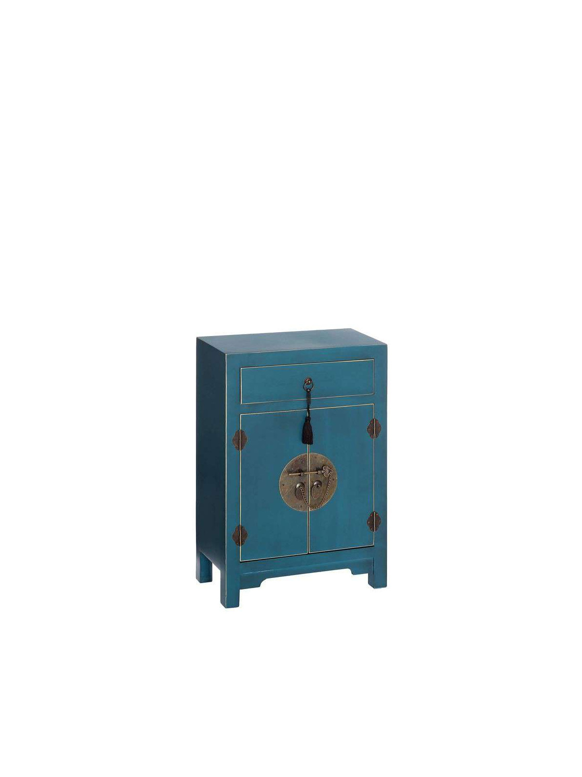 Petit buffet bas chinois bleu