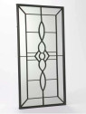Miroir de décoration en fer noir