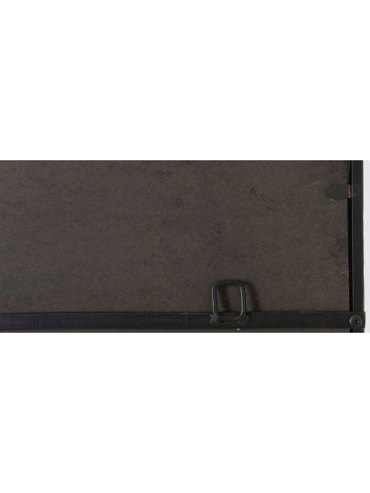 Miroir de décoration en fer noir