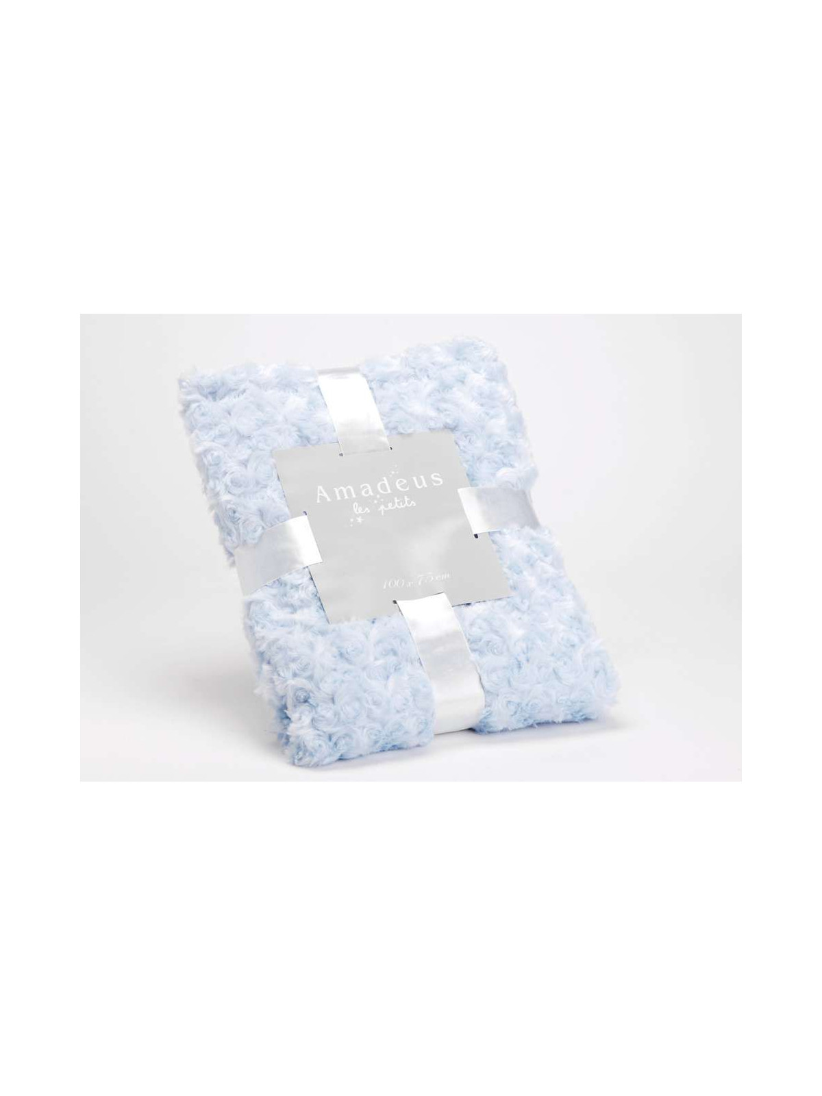 Petit plaid pour bébé bleu 