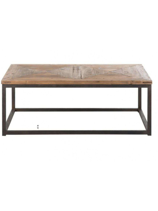 Table basse contemporaine mix métal bois