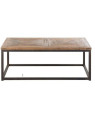 Table basse contemporaine mix métal bois