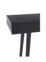 Meuble console bois noir épuré