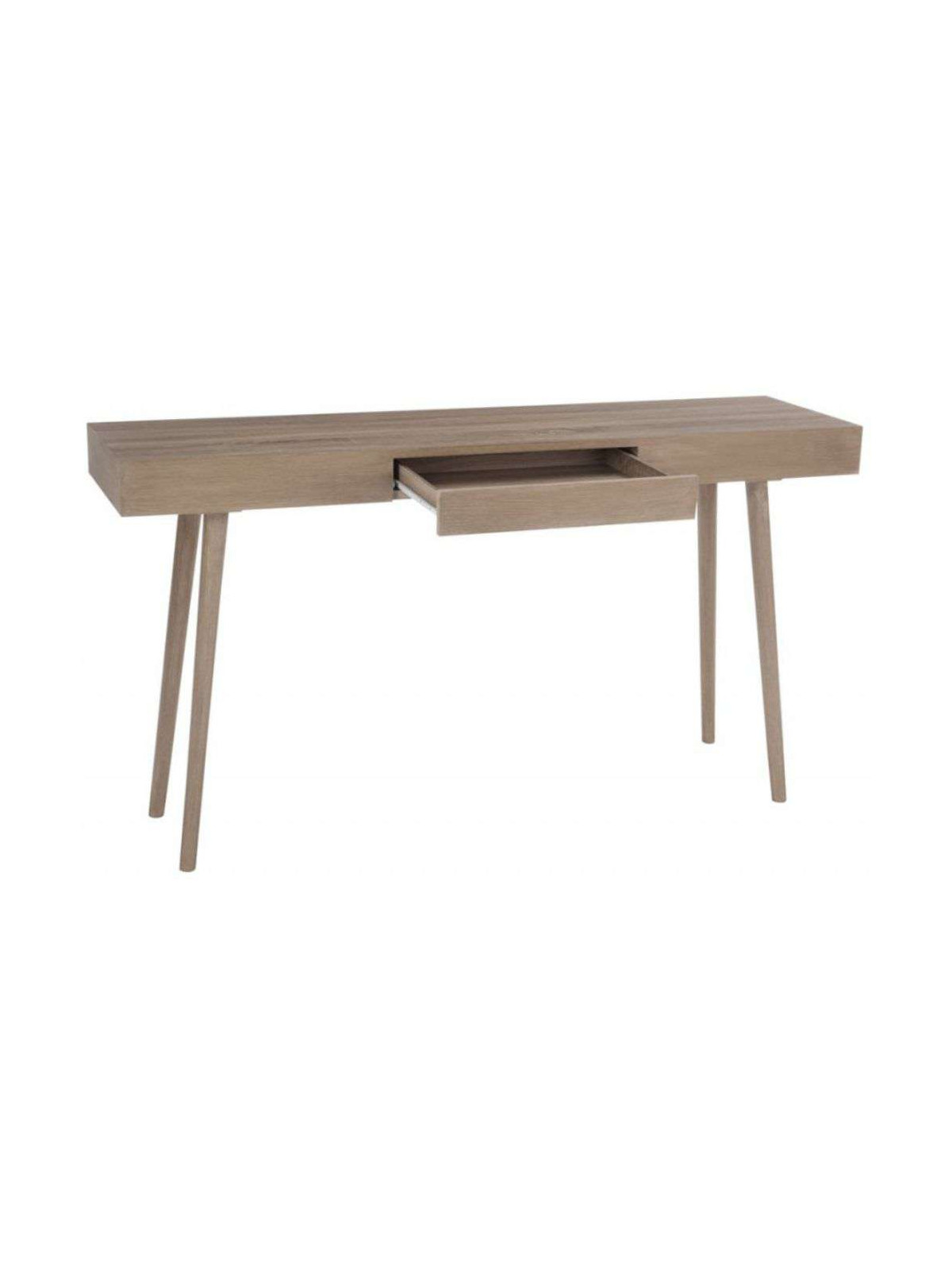 Meuble console bois naturel épuré