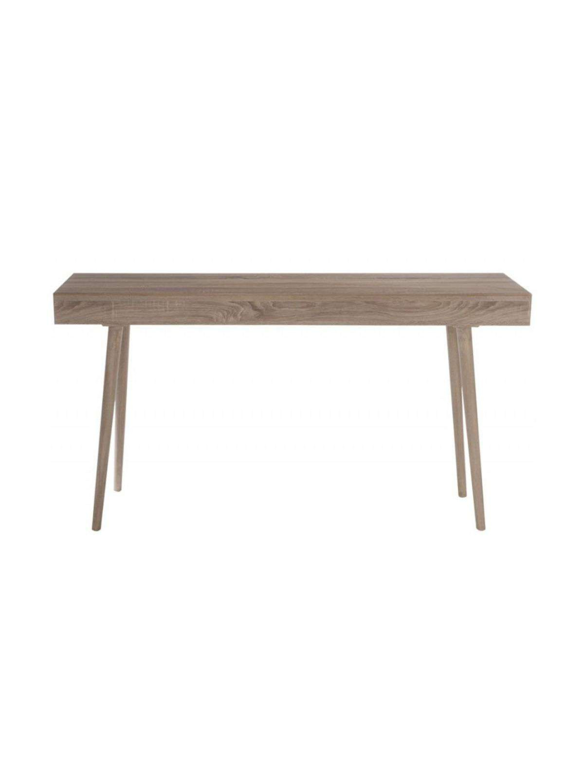 Meuble console bois naturel épuré