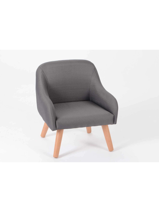 Fauteuil enfant gris scandinave