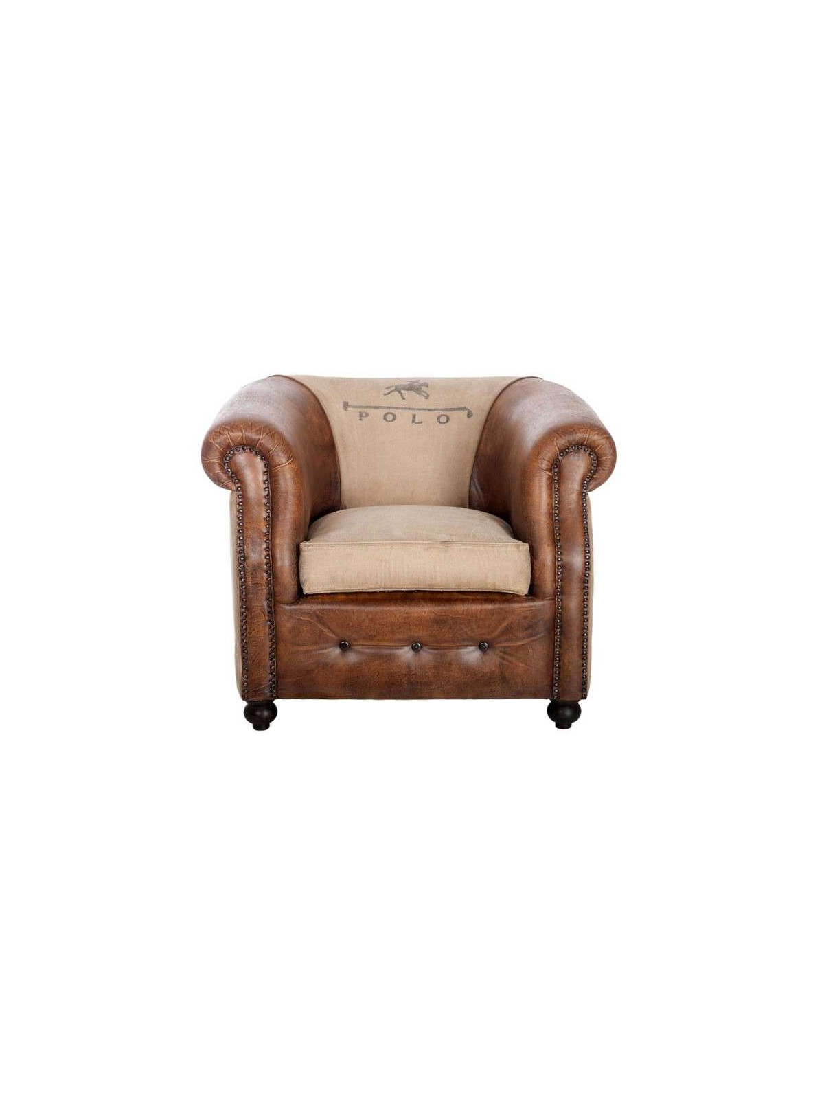 Fauteuil chesterfield anglais cuir