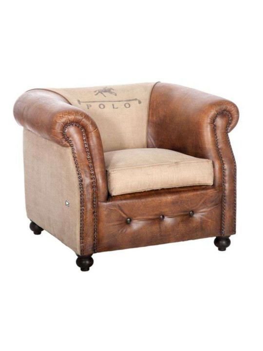 Fauteuil chesterfield anglais cuir