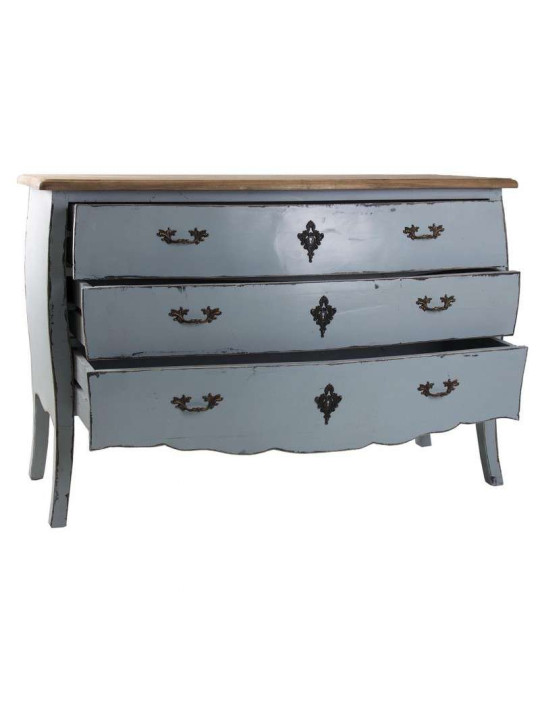 Grande commode baroque bleue grisée Vical home 